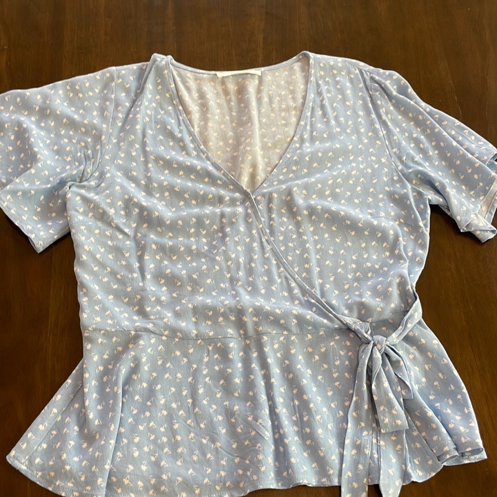 Light blue blouse from Nordstrom Rack. Size small
